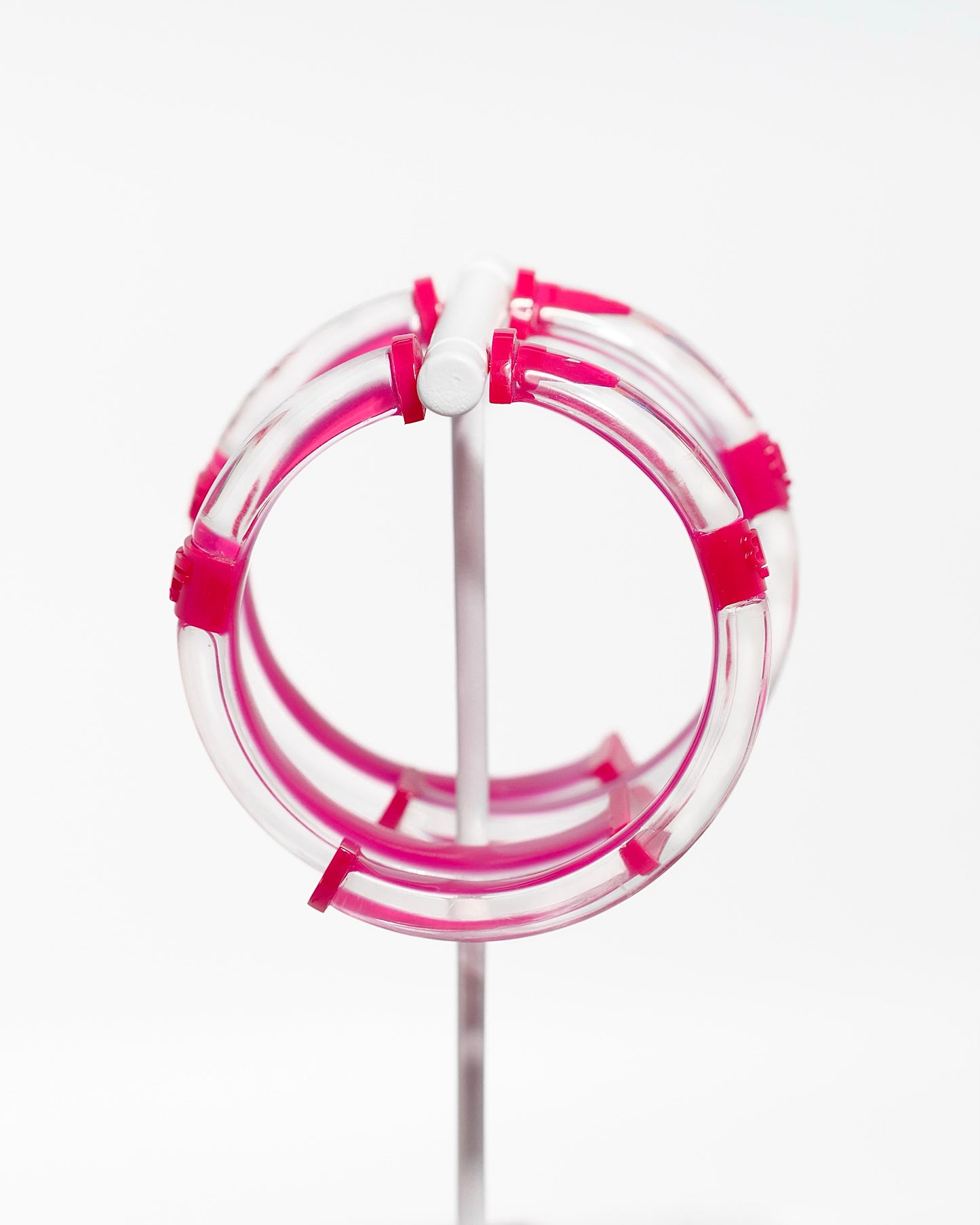PRE-ORDER: Peekaboo Lucite Two-Sided Hoops