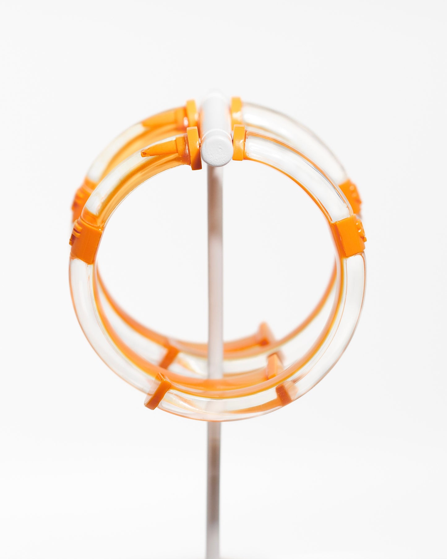 PRE-ORDER: Peekaboo Lucite Two-Sided Hoops
