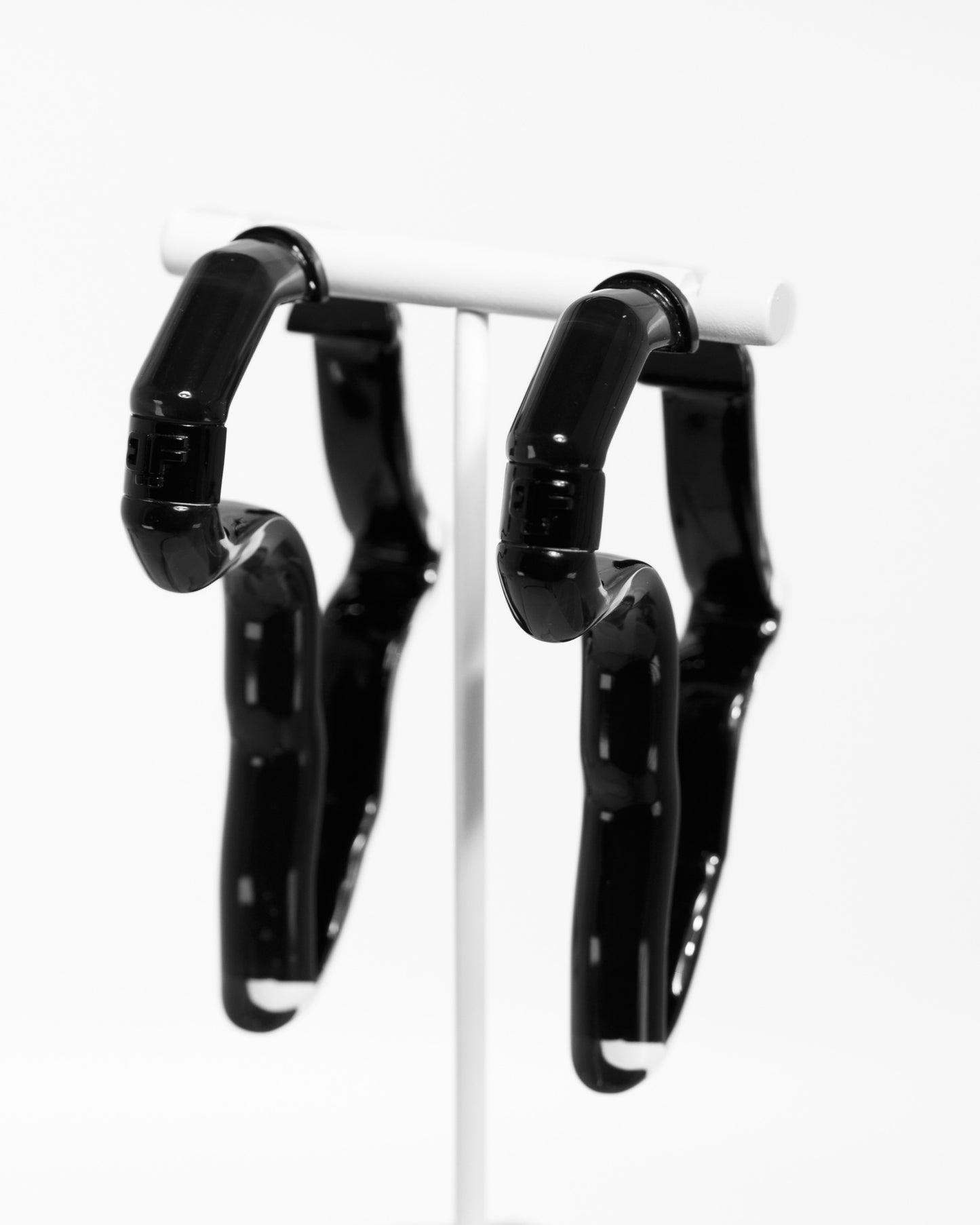 Peekaboo Africa Lucite Hoops