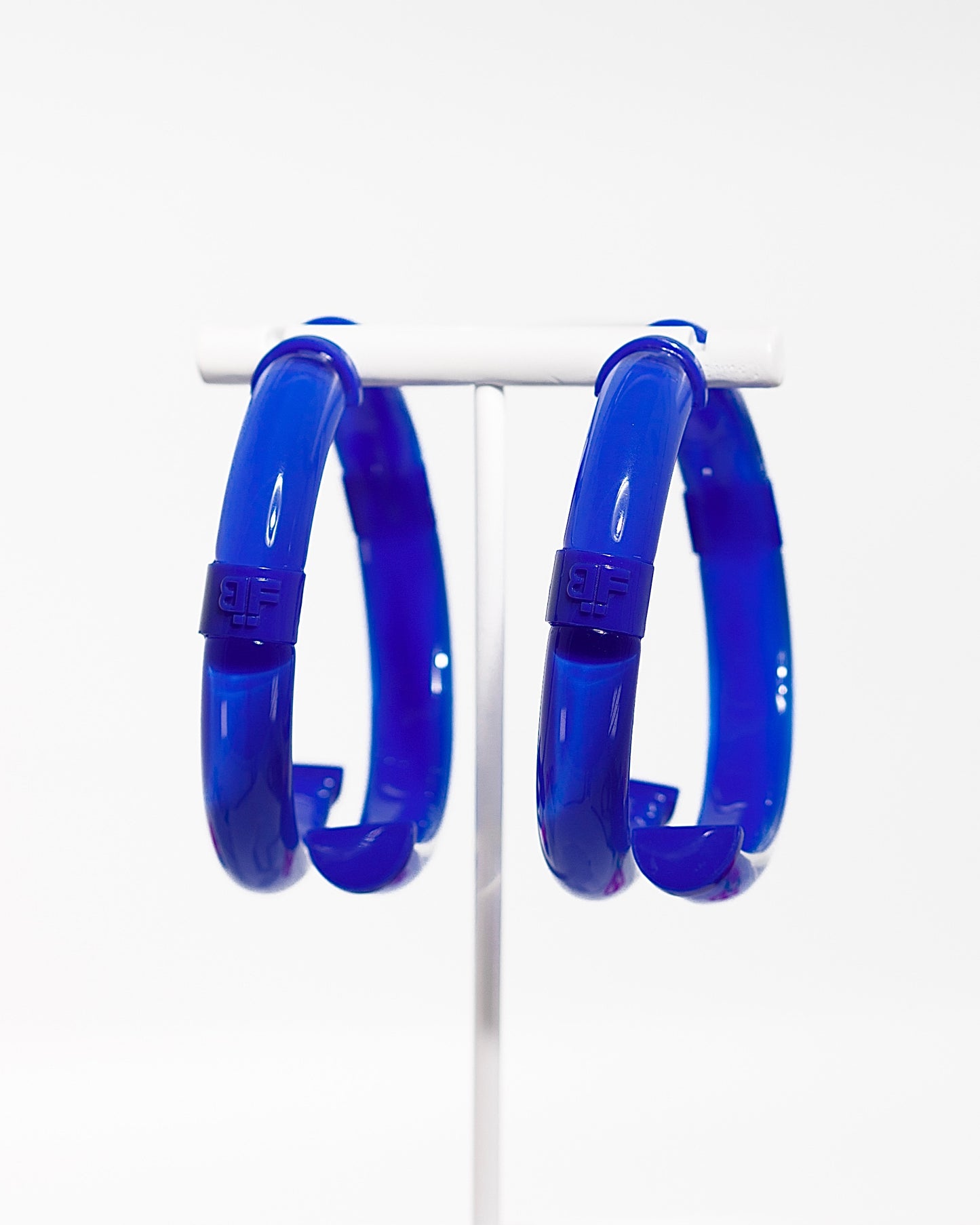 PRE-ORDER: Peekaboo Lucite Two-Sided Hoops