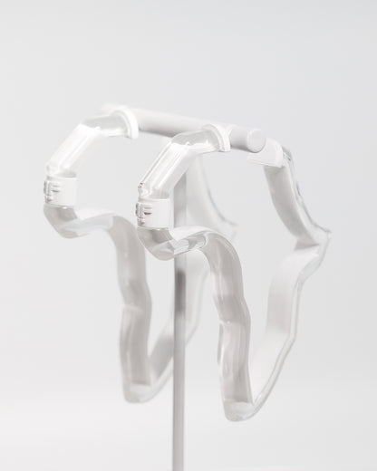 Peekaboo Africa Lucite Hoops
